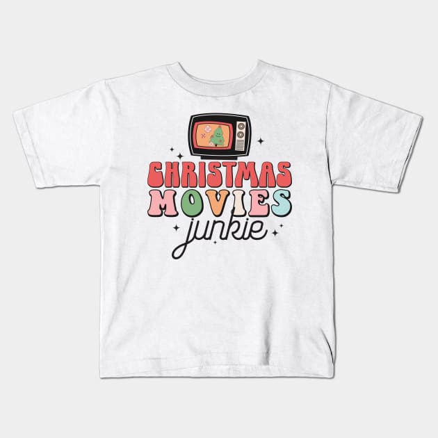 Christmas Movies Kids T-Shirt by Machtley Constance